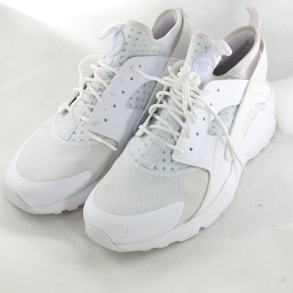 SOLD!!! NIKE Air Huarache Run Ultra 'Triple White - Picture 3 of 8